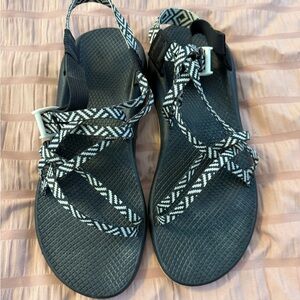 Chaco Black and White Women's Sandals